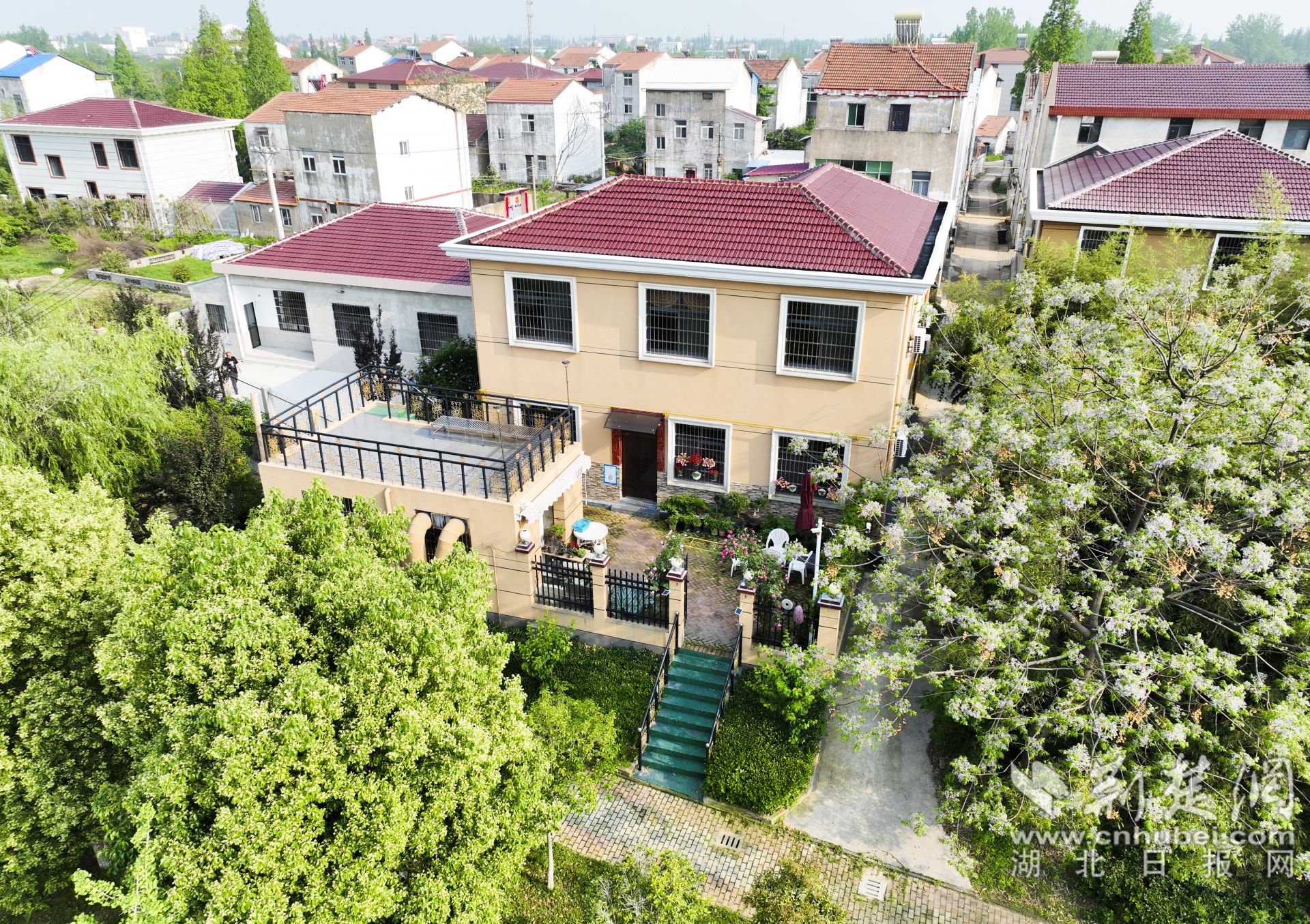 西王村村民王偉因地制宜，把房前屋后改造成別致小院，還開起了農(nóng)家樂。1.jpg.jpg